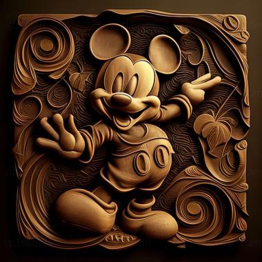 3D model Mickey Senkarik American artist (STL)